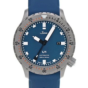 ジン U1.B U1.B ブルー メンズ 時計 【中古】【wristwatch】