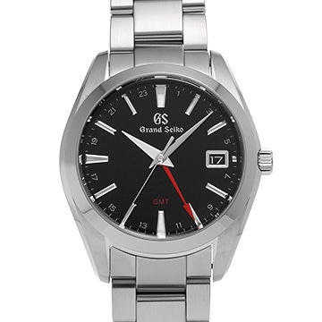 グランドセイコー ヘリテージコレクション クォーツ GMT SBGN013 ブラック メンズ 時計 【中古】【wristwatch】