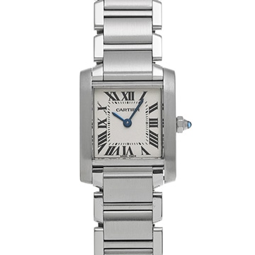 カルティエ タンクフランセーズ SM　 W51008Q3 シルバー レディース 時計 【中古】【wristwatch】