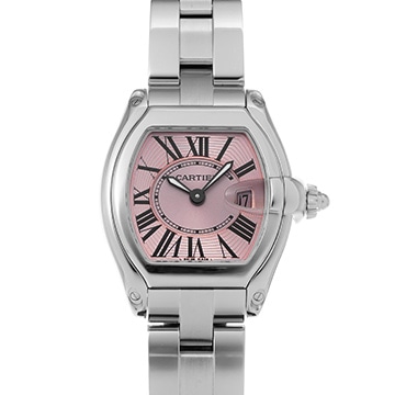 カルティエ ロードスター SM W62017V3 ピンク レディース 時計 【中古】【wristwatch】