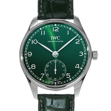 IWC ポルトギーゼ オートマティック 40 IW358310 グリーン メンズ 時計 【中古】【wristwatch】