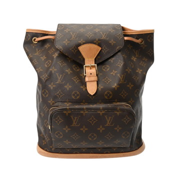 ルイ ヴィトン モノグラム モンスリ GM ブラウン M51135 モノグラムキャンバス レディース バッグ 【中古】【bag】