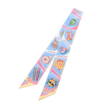 エルメス ツイリー FUNNY ICE CREAM マルチカラー シルク100％ レディース 【新品】【other】