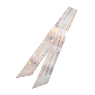 エルメス ツイリー A VOS CRAYONS マルチカラー 064221S シルク100％ レディース 【新品】【other】