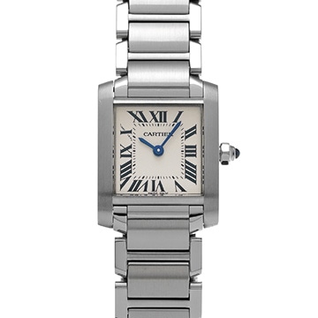 カルティエ タンクフランセーズ SM　 W51008Q3 シルバー レディース 時計 【中古】【wristwatch】
