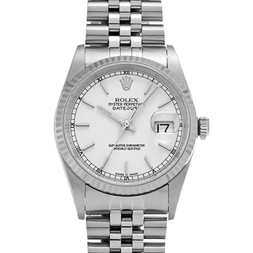 ロレックス デイトジャスト 16234 ホワイト メンズ 時計 【中古】【wristwatch】
