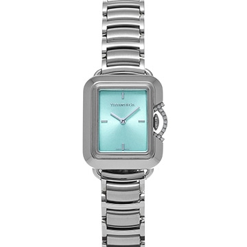 ティファニー ティファニー T 68482984 ブルー レディース 時計 【中古】【wristwatch】