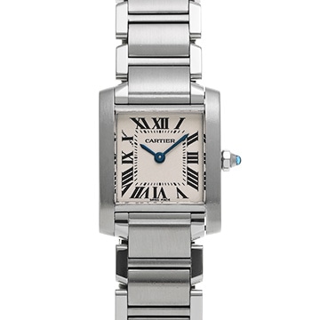 カルティエ タンクフランセーズ SM　 W51008Q3 シルバー レディース 時計 【中古】【wristwatch】