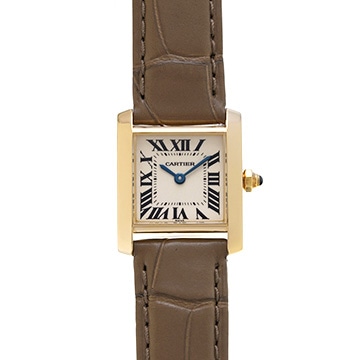 カルティエ タンクフランセーズ SM W5000256 シルバー レディース 時計 【中古】【wristwatch】