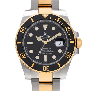 ロレックス サブマリーナ デイト 116613LN ブラック メンズ 時計 【中古】【wristwatch】