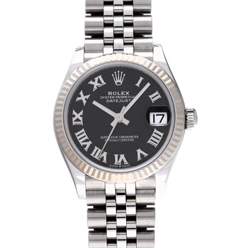 ロレックス デイトジャスト 31 278274 ブライトブラック ユニセックス 時計 【中古】【wristwatch】