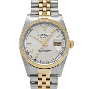 ロレックス デイトジャスト 16233 シルバー メンズ 時計 【中古】【wristwatch】