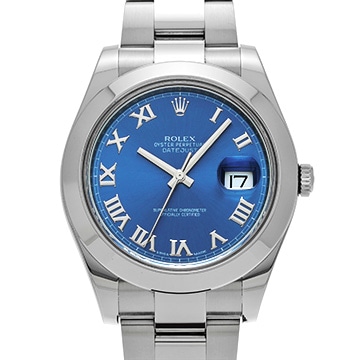 ロレックス デイトジャストII 116300 ブルー メンズ 時計 【中古】【wristwatch】