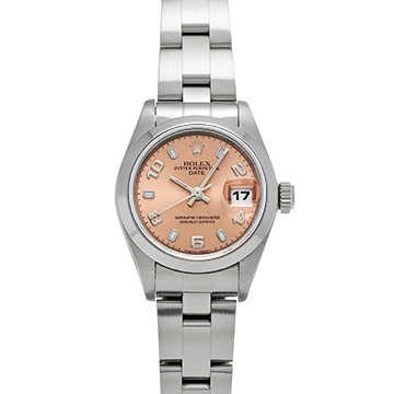 ロレックス オイスターパーペチュアル デイト  69160 ピンク レディース 時計 【中古】【wristwatch】