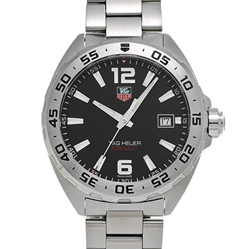 タグ ホイヤー フォーミュラ1 クォーツ WAZ1112.BA0875 ブラック メンズ 時計 【中古】【wristwatch】