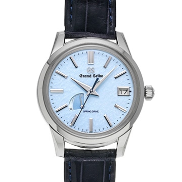 グランドセイコー エレガンスコレクション スプリングドライブ SBGA407 雪白ブルー メンズ 時計 【中古】【wristwatch】