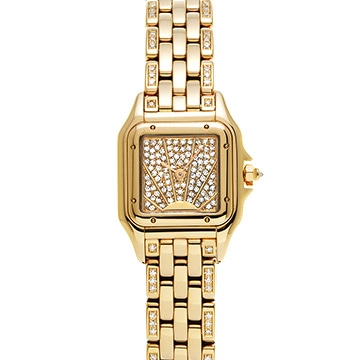 カルティエ パンテール SM WF3021FE ダイヤモンド レディース 時計 【中古】【wristwatch】