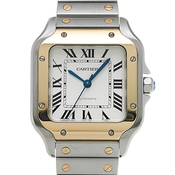 カルティエ サントス ドゥ カルティエ MM W2SA0007 シルバー メンズ 時計 【中古】【wristwatch】