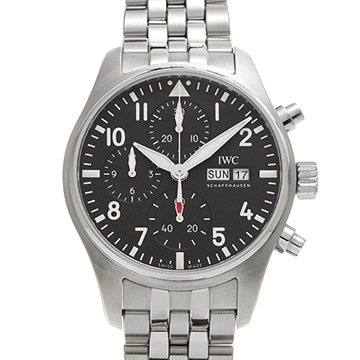 IWC パイロットウォッチ クロノグラフ　41 IW388111 ブラック メンズ 時計 【中古】【wristwatch】