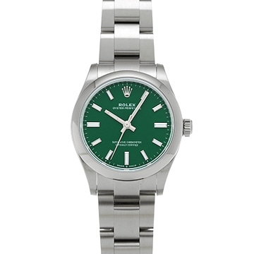 ロレックス オイスターパーペチュアル 31 277200 グリーン ユニセックス 時計 【中古】【wristwatch】
