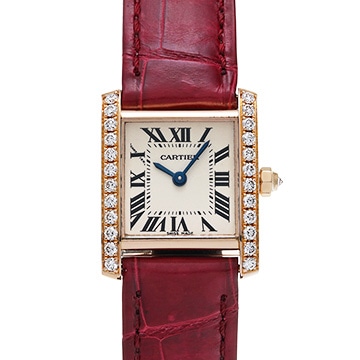 カルティエ タンク フランセーズ SM WE104531 シルバー レディース 時計 【中古】【wristwatch】