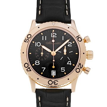 ブレゲ トランスアトランティック タイプXX 3820BR/F2/9W6 ブラック メンズ 時計 【中古】【wristwatch】