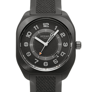 エルメス H08  SP1.742 グレー メンズ 時計 【中古】【wristwatch】