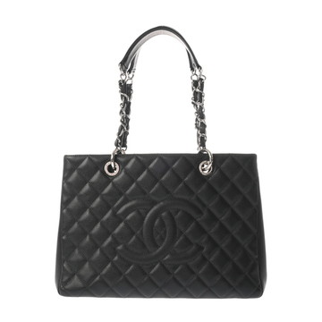 シャネル マトラッセ GST ダークグレー A50995 キャビアスキン レディース バッグ 【中古】【bag】