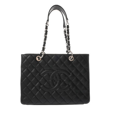 シャネル マトラッセ GST ブラック A50995 キャビアスキン レディース バッグ 【中古】【bag】