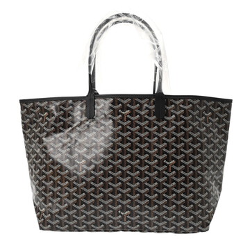 ゴヤール ヘリンボーン サンルイ PM ブラック PVC/カーフ ユニセックス バッグ 【未使用】【bag】