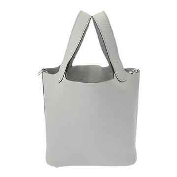 エルメス ピコタン ロック PM ブルーペール トリヨンクレマンス レディース バッグ 【未使用】【bag】