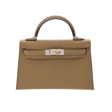 エルメス ミニケリー2  2WAY プシエール ヴォーエプソン レディース バッグ 【中古】【bag】