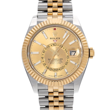 ロレックス スカイドゥエラー 336933 シャンパン メンズ 時計 【中古】【wristwatch】