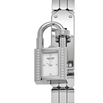 エルメス ケリーウォッチ ダイヤ KE4.130 ホワイト レディース 時計 【中古】【wristwatch】
