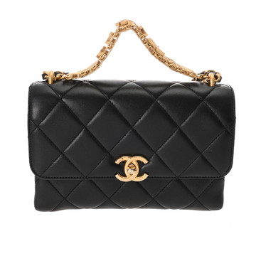 シャネル マトラッセ スモールフラップバッグ ブラック AS3241 カーフスキン レディース バッグ 【中古】【bag】