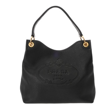 プラダ ショルダーバッグ ブラック 1BC051 レザー レディース バッグ 【中古】【bag】