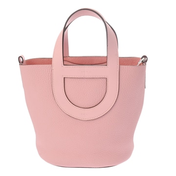 エルメス インザループ 18 ローズサクラ トリヨンクレマンス/ヴォースイフト レディース バッグ 【中古】【bag】