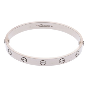 カルティエ ラブブレスレット #16 旧型 シルバー K18ホワイトゴールド WG レディース ジュエリー 【中古】【jewelry】