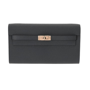 エルメス ケリーウォレット ロングトゥーゴー  グリミスティ ヴォーエプソン レディース 財布 【未使用】【purse】