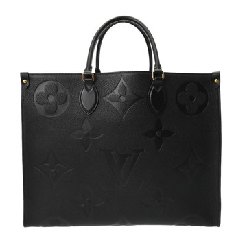 ルイ ヴィトン モノグラムアンプラント オンザゴー GM 2WAY ノワール M44925 レザー レディース バッグ 【中古】【bag】
