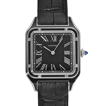 カルティエ サントス デュモン LM WSSA0046 ブラック メンズ 時計 【新品】【wristwatch】
