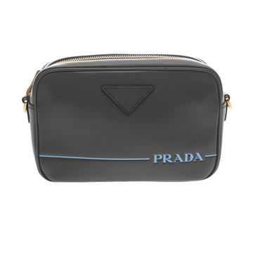 プラダ カメラバッグ グレー 1BH093 シティカーフ ユニセックス バッグ 【中古】【bag】
