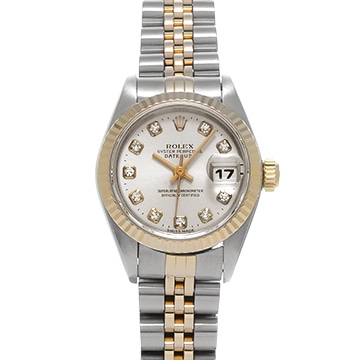 ロレックス デイトジャスト 69173G シルバー/ダイヤモンド レディース 時計 【中古】【wristwatch】