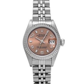 ロレックス デイトジャスト 79174 ピンク レディース 時計 【中古】【wristwatch】