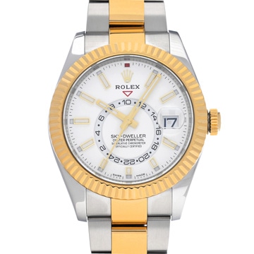 ロレックス スカイドゥエラー 326933 ホワイト メンズ 時計 【中古】【wristwatch】