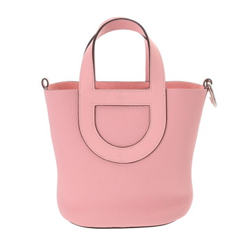 エルメス インザループ 18 ローズサクラ トリヨンクレマンス/ヴォースイフト レディース バッグ 【中古】【bag】
