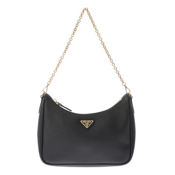 プラダ Re-Edition 2005 バッグ ブラック 1BH204 サフィアーノレザー レディース バッグ 【中古】【bag】