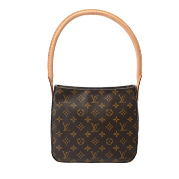 ルイ ヴィトン モノグラム  ルーピング MM ブラウン M51146 モノグラムキャンバス レディース バッグ 【中古】【bag】