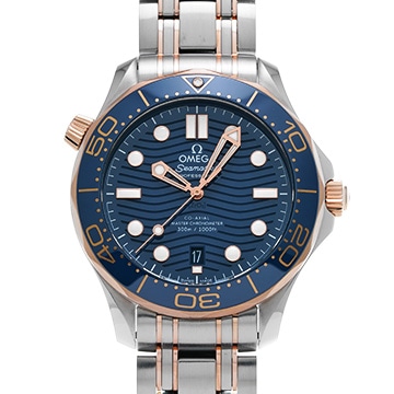 オメガ シーマスター ダイバー 300 マスタークロノメーター 210.20.42.20.03.002 ブルー メンズ 時計 【中古】【wristwatch】