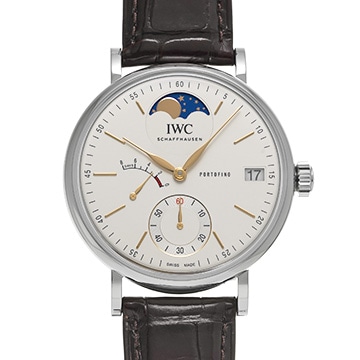 IWC ポートフィノ ハンドワインド ムーンフェイズ IW516401 シルバー メンズ 時計 【中古】【wristwatch】